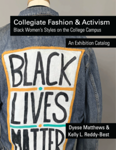 A book cover showing a jacket with a sewn patch that says Black Lives Matter