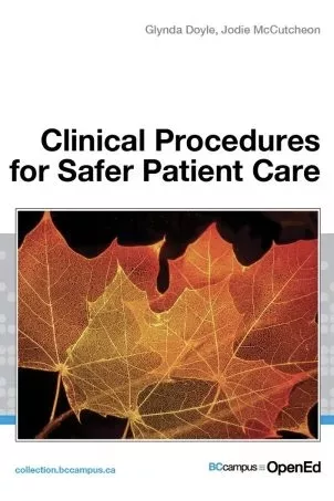 Clinical Procedures for Safer Patient Care book cover showing maple leaves