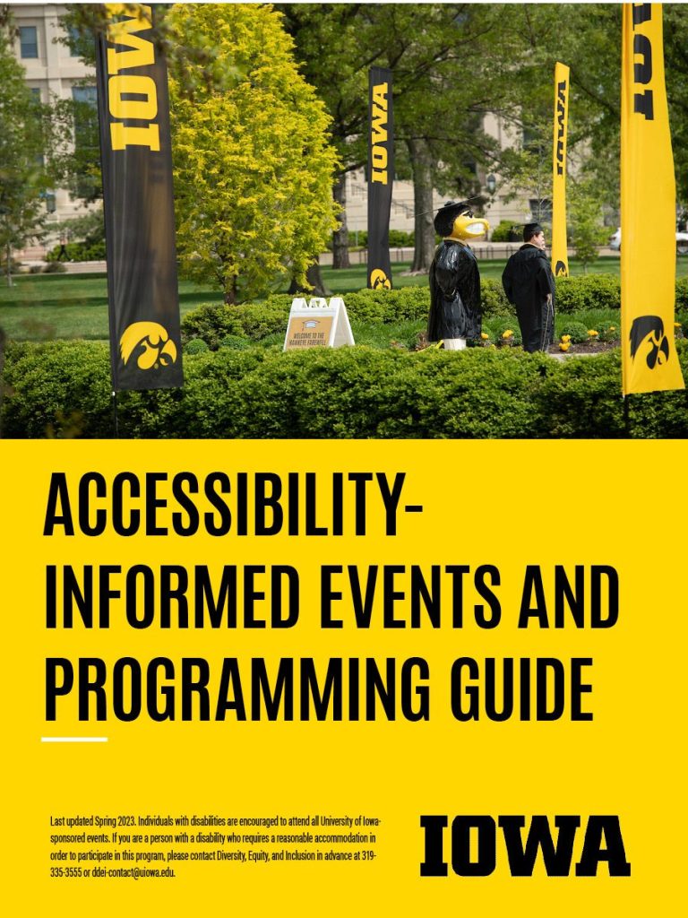 textbook cover showing a mascot at University of Iowa