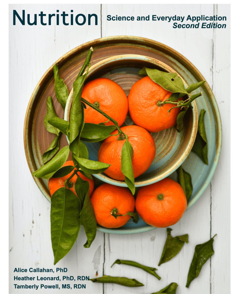 Book cover showing bright orage fruit in a bowl
