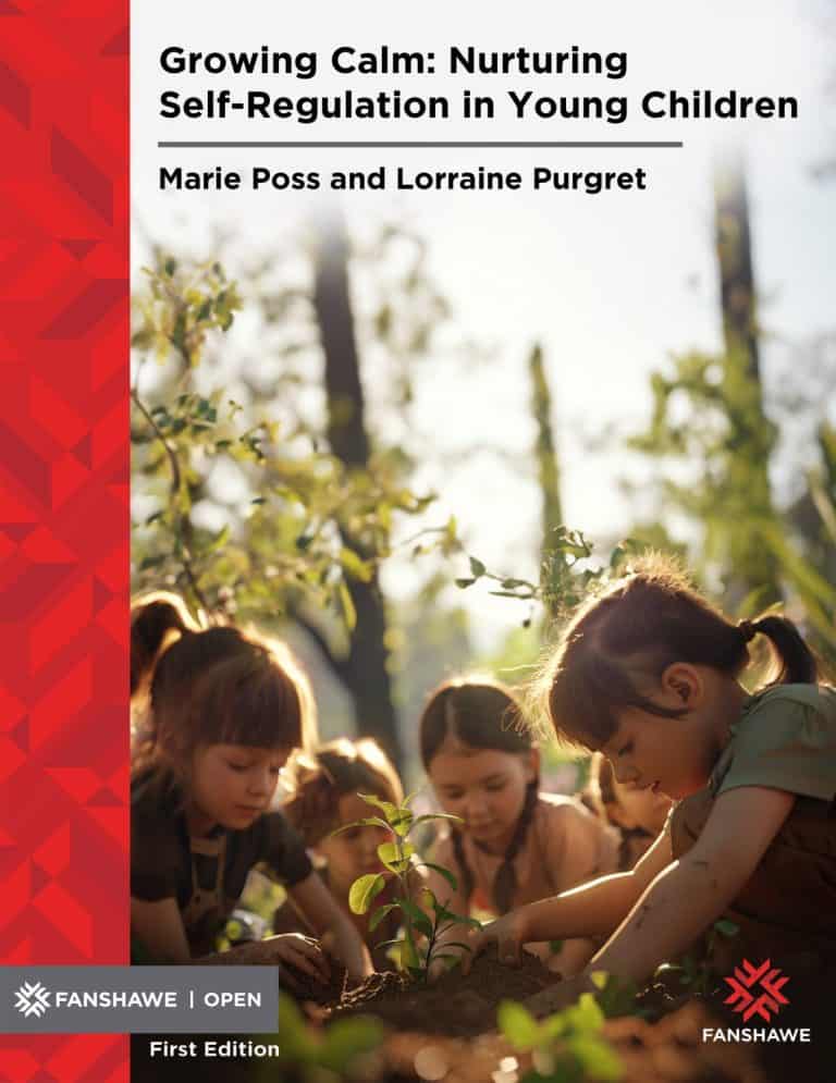 book cover showing four children planting in a garden